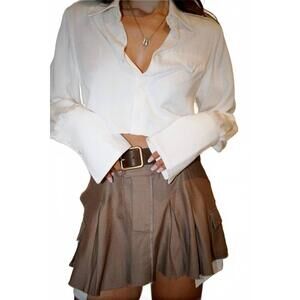 NEW GERGANA IVANOVA giselle skirt in coffee